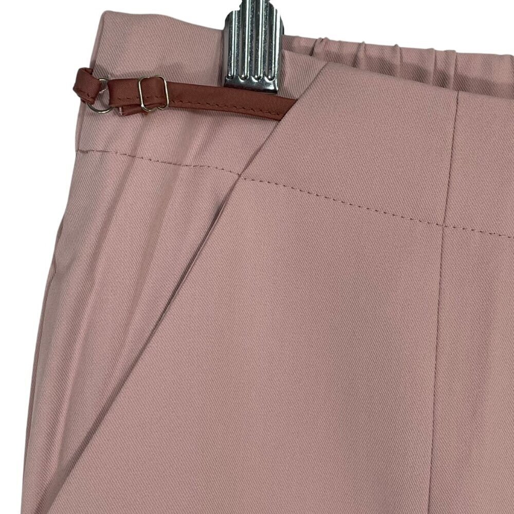 Area Stars Everly High Waist Blush Pink Stretch Trousers NWT Size Large - Picture 7 of 15